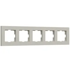 Изображение Рамка на 5 постов Slab (дымчатый софт) W0052917