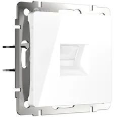 Изображение Розетка Ethernet RJ-45 (белый глянцевый) W1181001