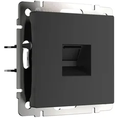 Изображение Розетка Ethernet RJ-45 cat. 6A экранированная (черный матовый) W5120108